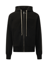 Rick Owens Windbreaker Hoodie in Black