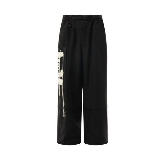 Sports Pun Pants in Black