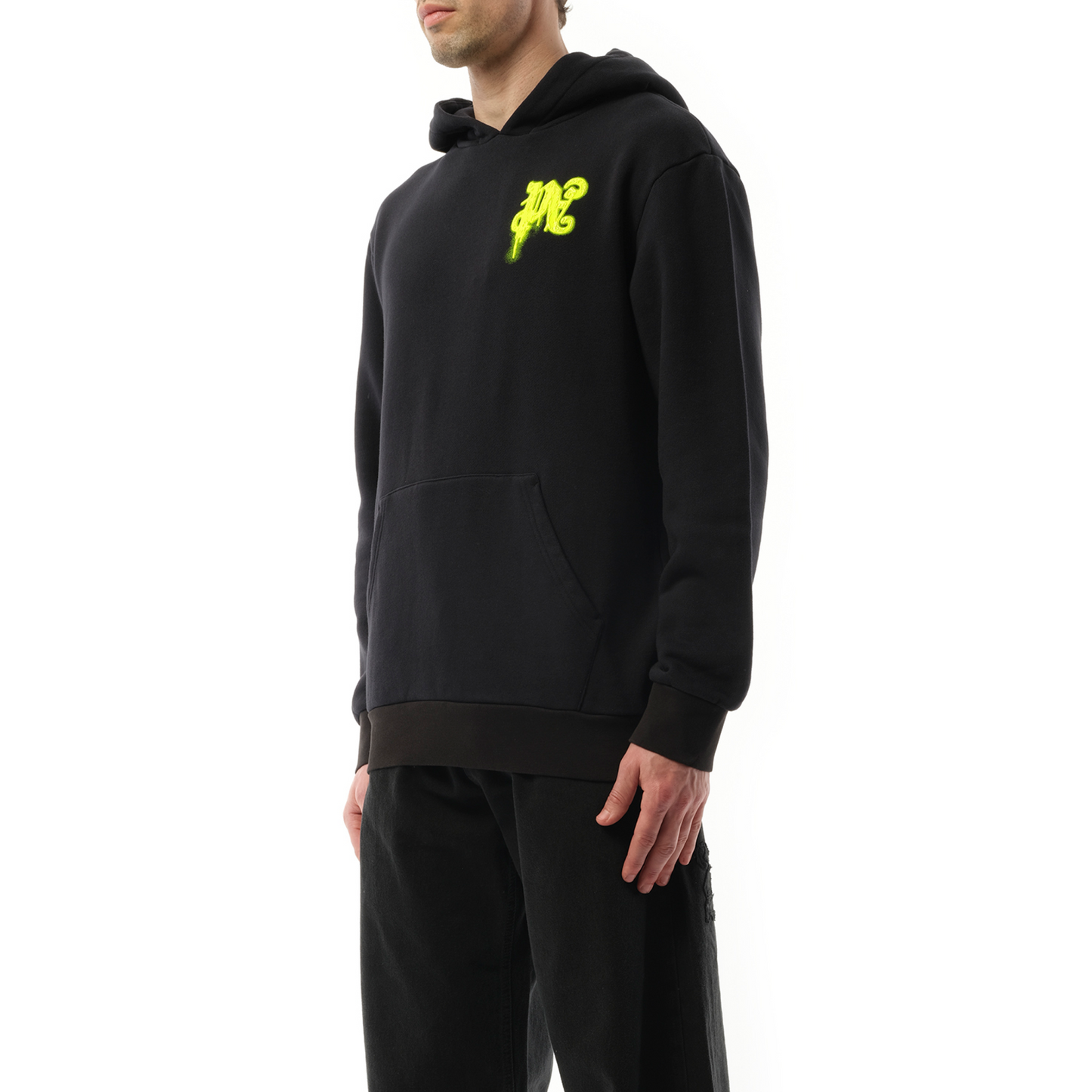 Thinking Pencil Hoodie in Black/Yellow