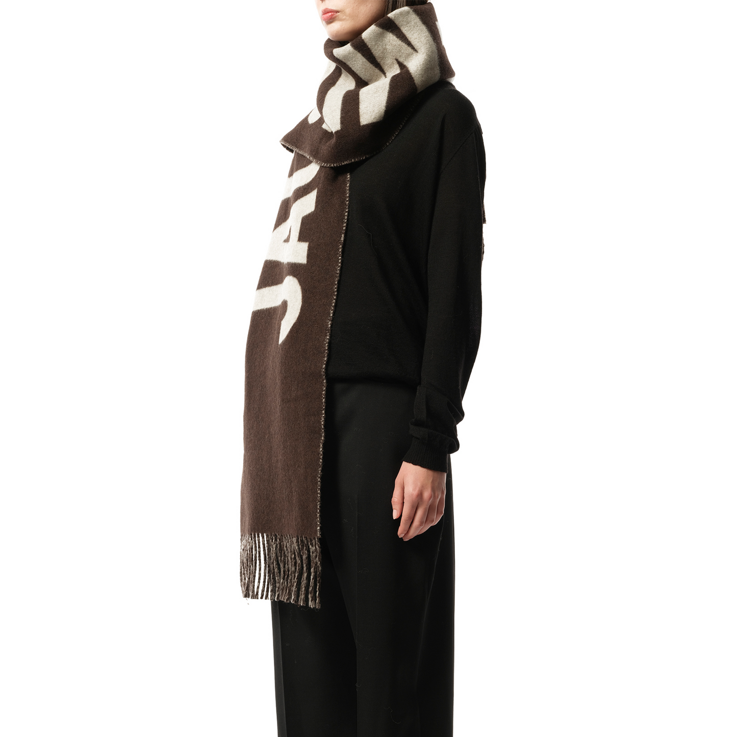 L'echarpe Jacquemus Scarf in Brown/Multicolour