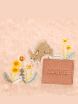 Loewe Bunny Scarf in Light Peach
