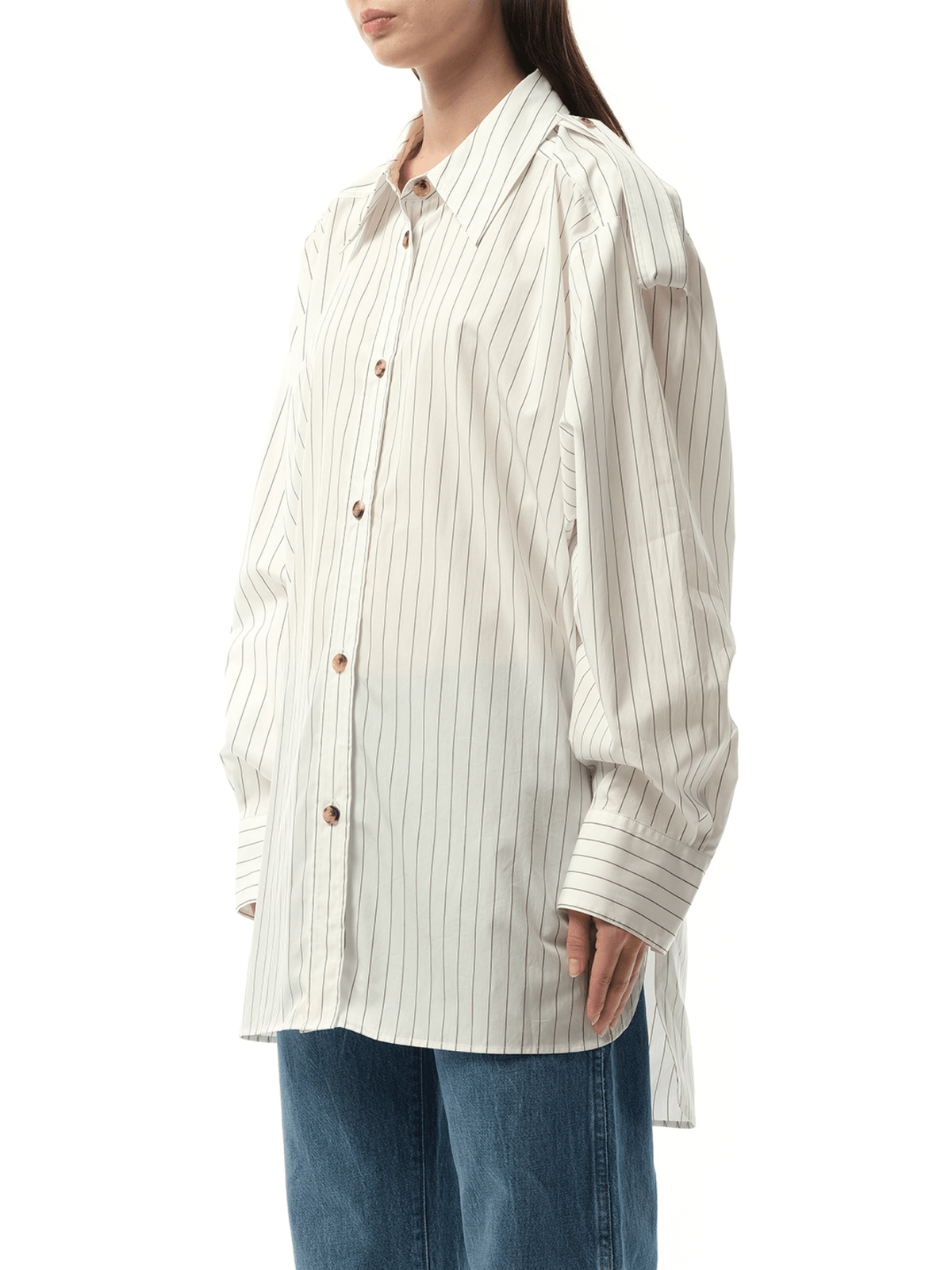 Tamal Top in White/Navy