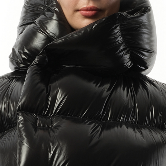 LS Hooded Liner Coat in Black