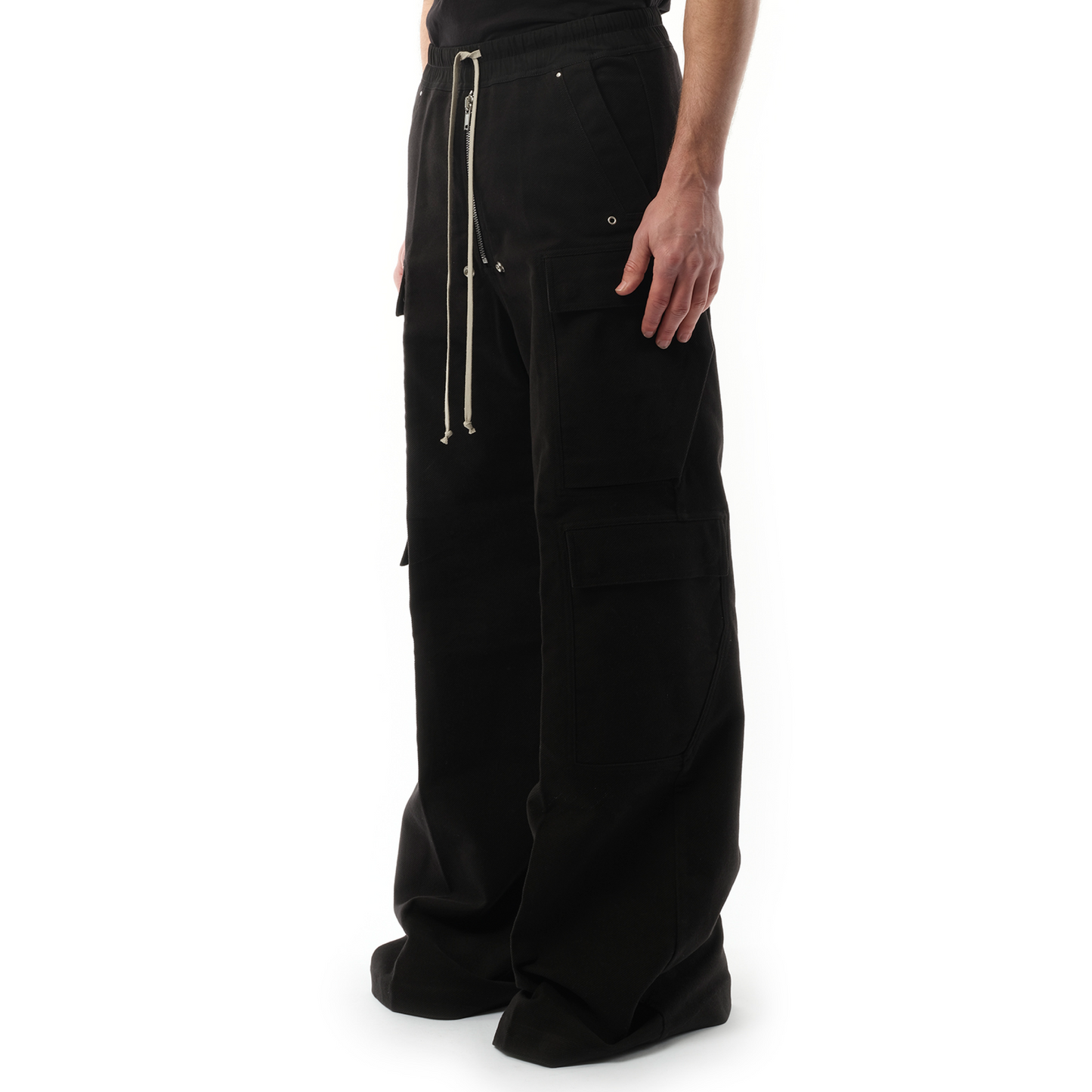 Heavy Twill Cargobelas Pants in Black