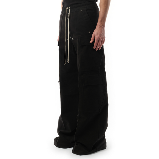 Heavy Twill Cargobelas Pants in Black