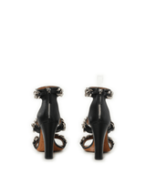 3 Chains Sandals in Black Top View | GIVENCHY