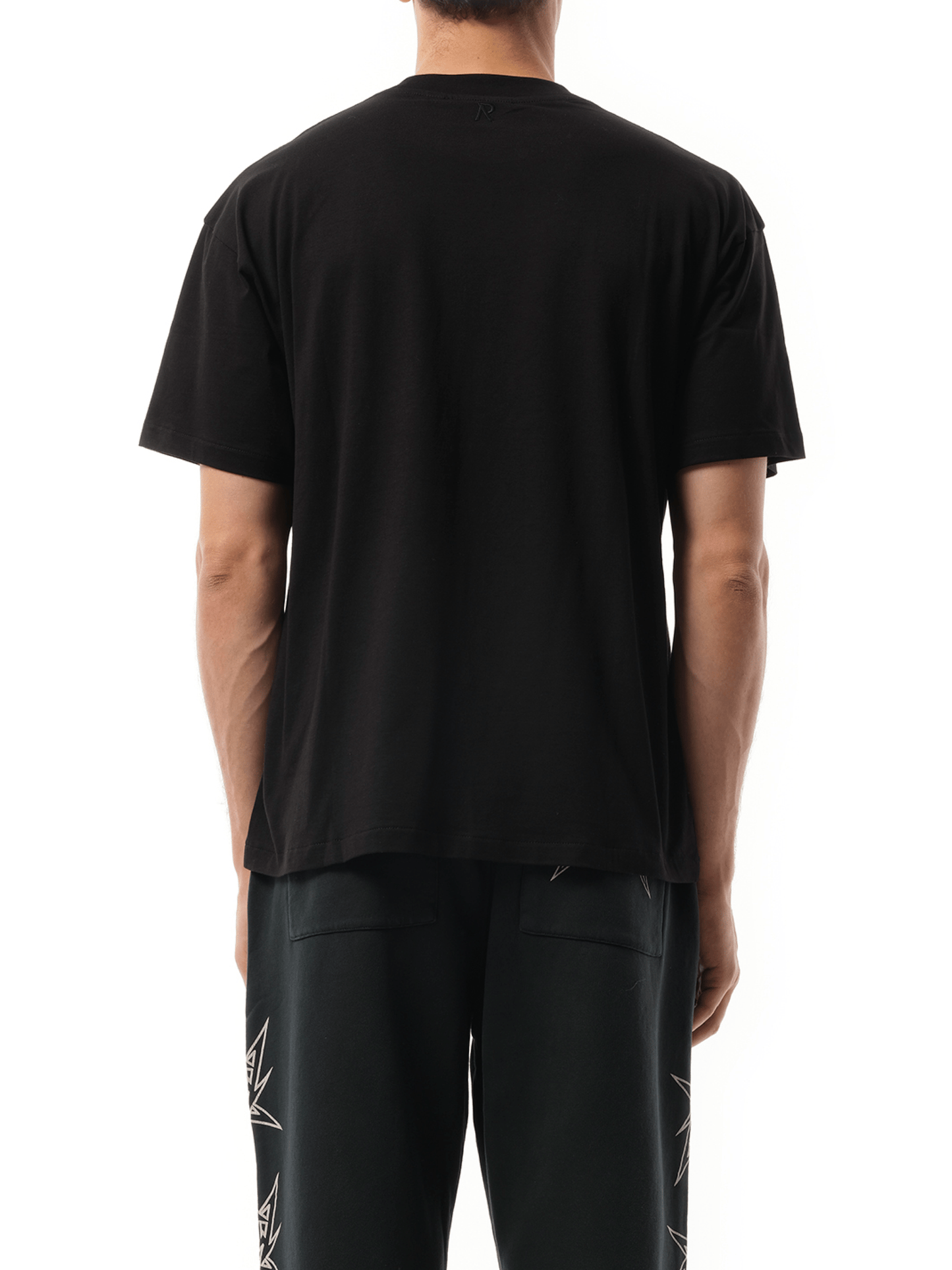 Represent Initial Oversized T-Shirt in Black