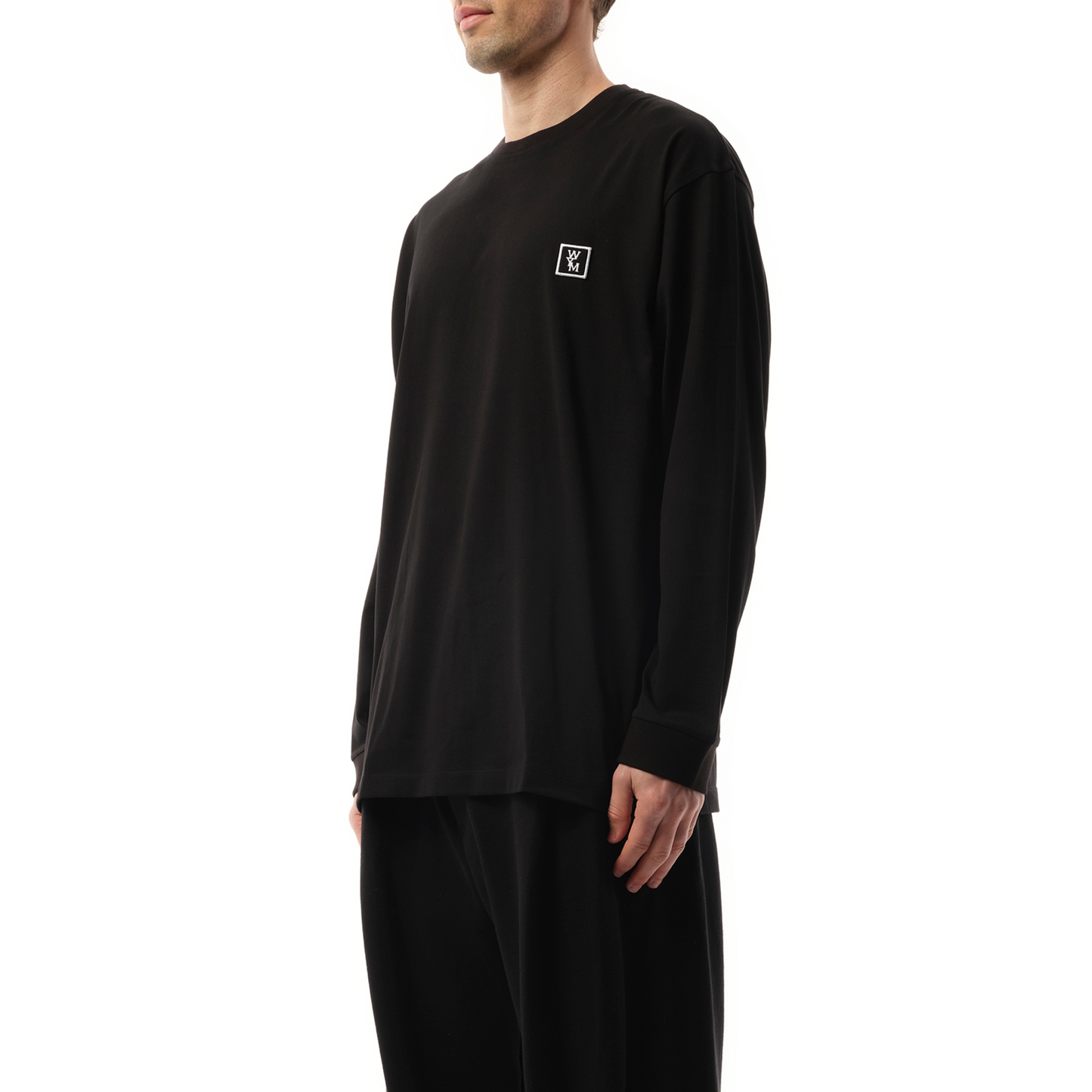 Logo Long Sleeve T-Shirt in Black