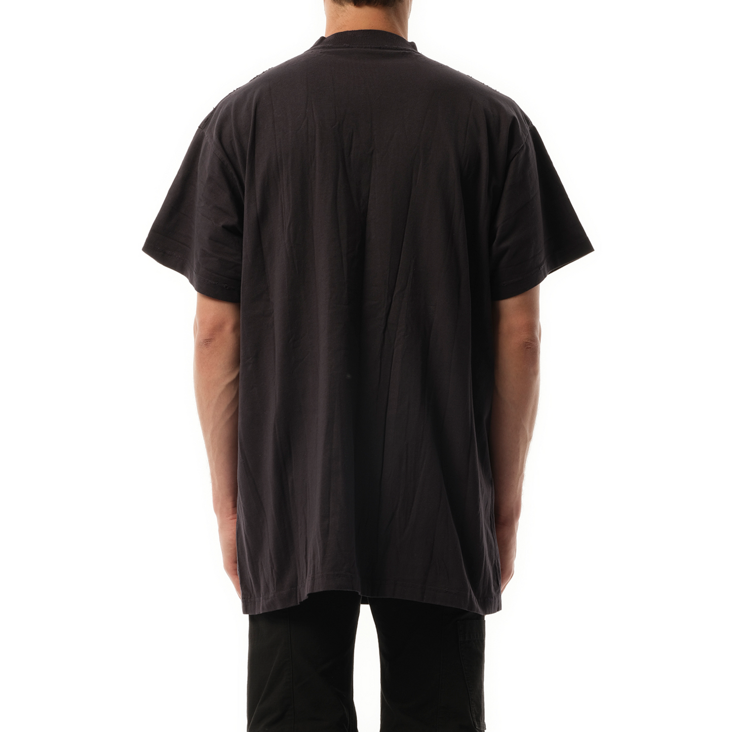 AGAICNELAB Oversized T-Shirt in Washed Black/Anthracite