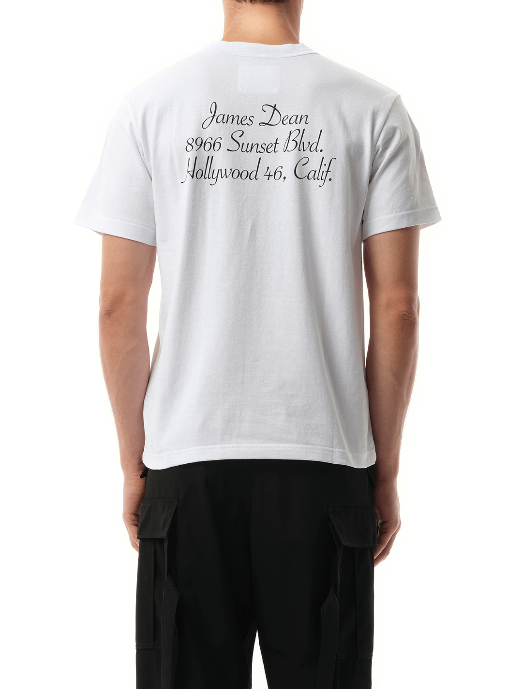 SACAI James Dean Photo T-Shirt in White | MARAIS SACAI James Dean Photo T-Shirt in White | MARAIS