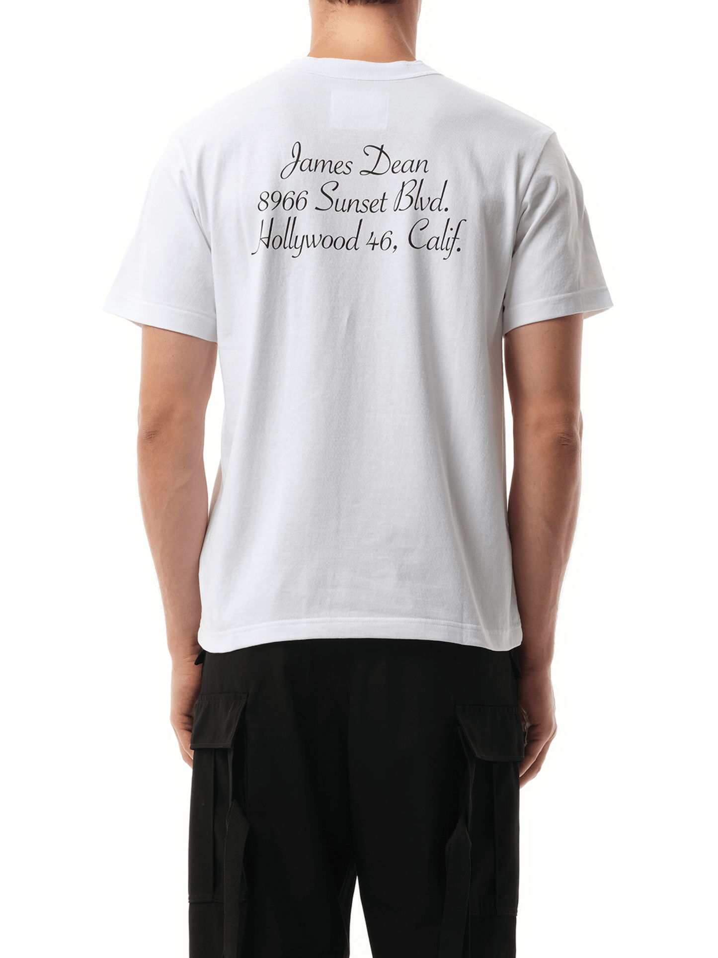 SACAI James Dean Photo T-Shirt in White | MARAIS SACAI James Dean Photo T-Shirt in White | MARAIS