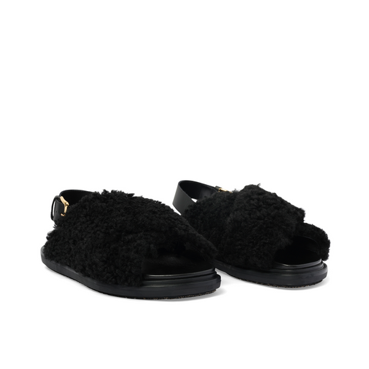 Fussbett Incrocioco Sandals in Black