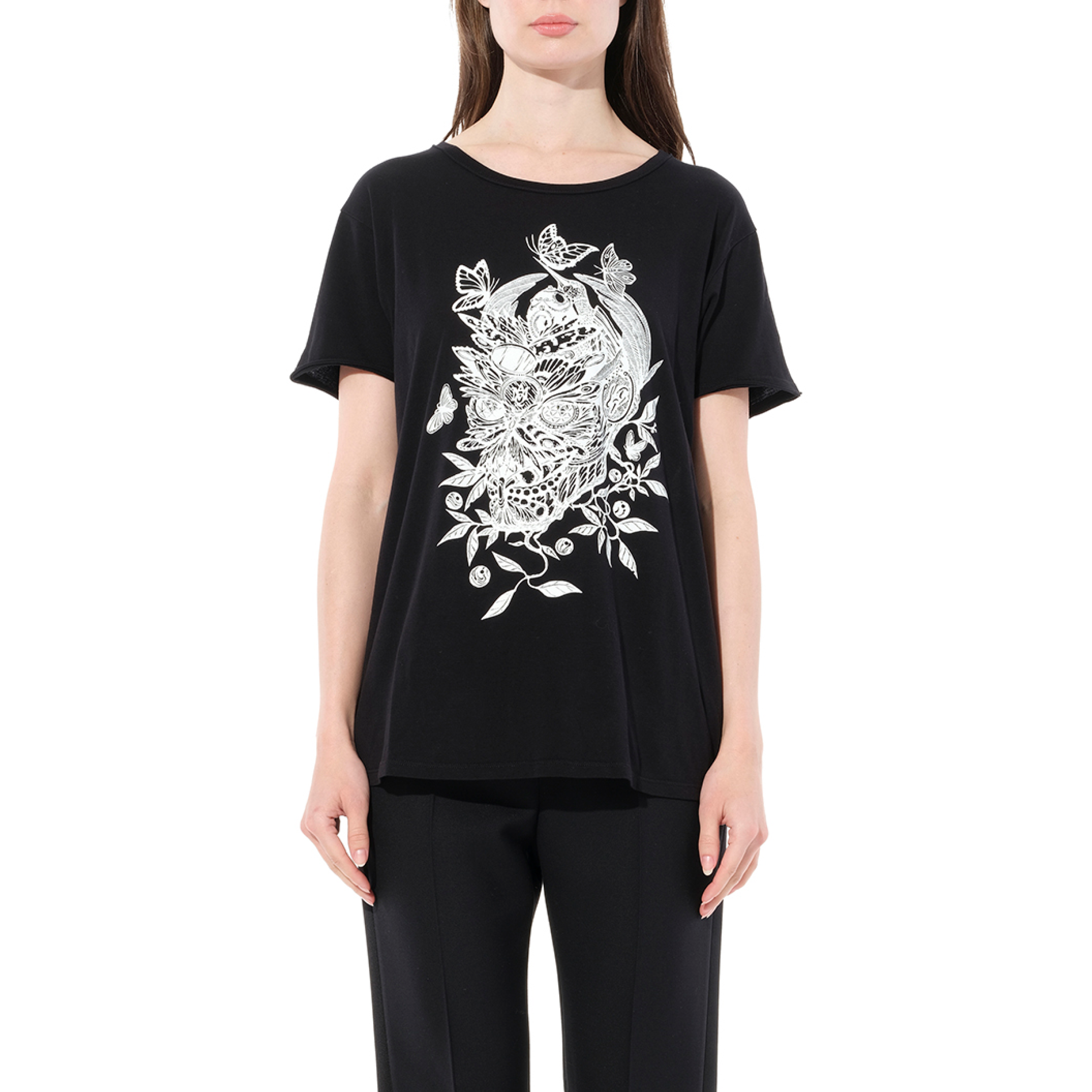 Alexander Mcqueen Skull T-Shirt 437669 Qhz28