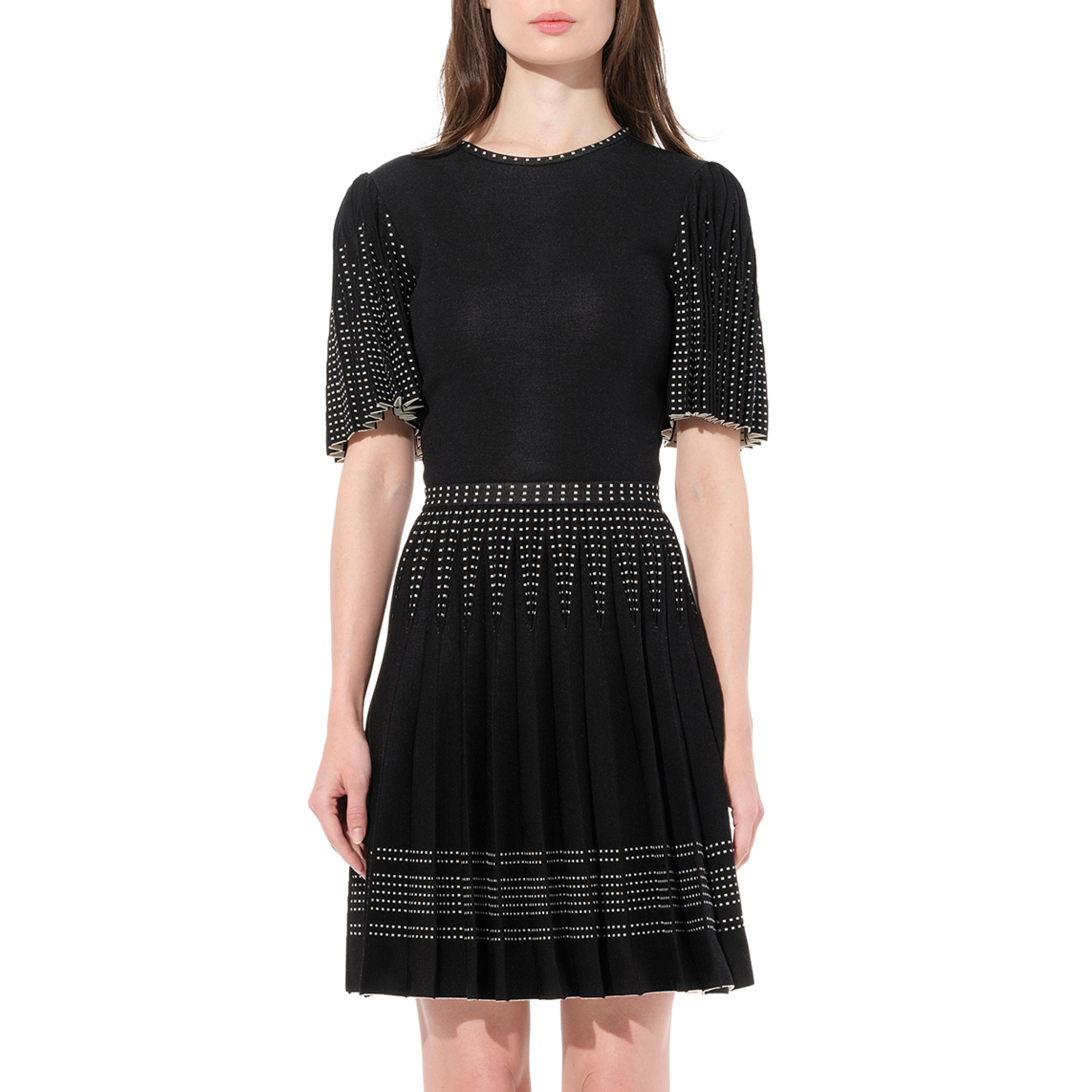 Knit Jacquard Dress in 1061