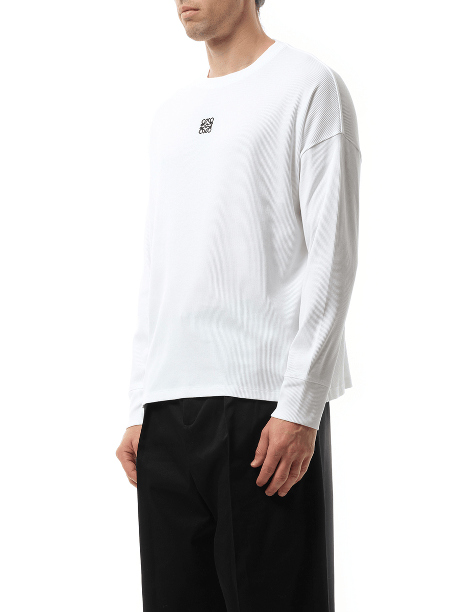Loewe Long Sleeve Anagram T-Shirt in White