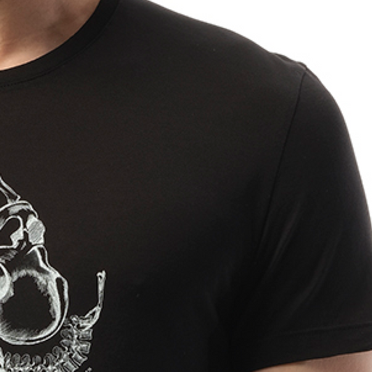 Skull Bones T-Shirt in Black