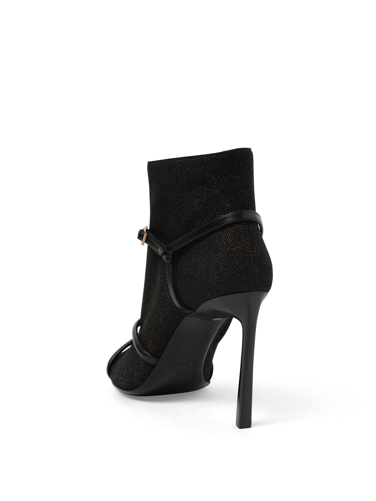 Sandal Bootie in Black Back View | LANVIN