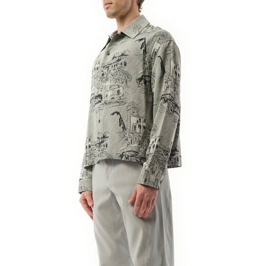 La Chemise Corto Capri Cars in Grey