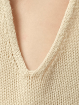 Knitted Top in Ivory