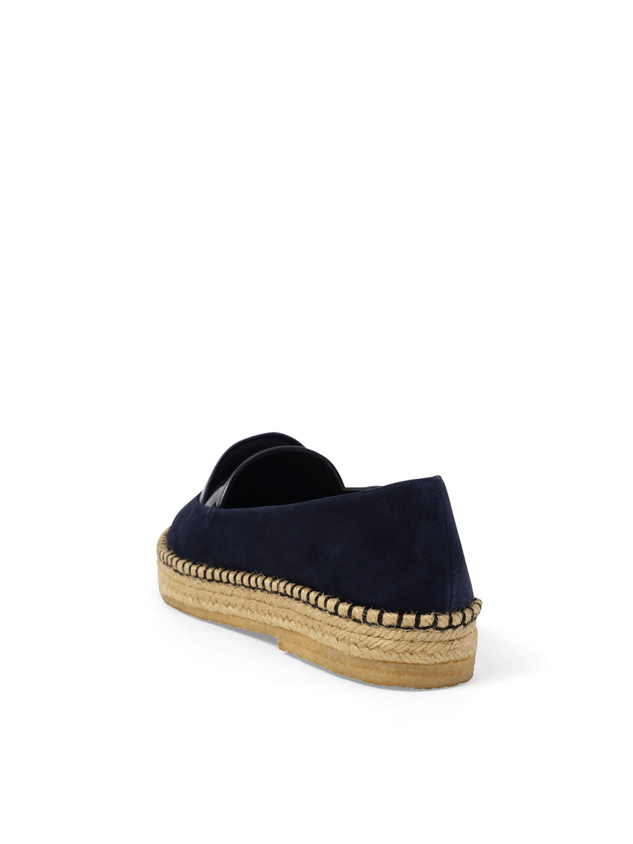 Espadrilles in Blue Back View | LANVIN