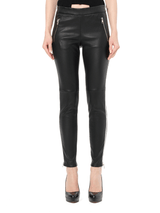 Leather Leggings in Black