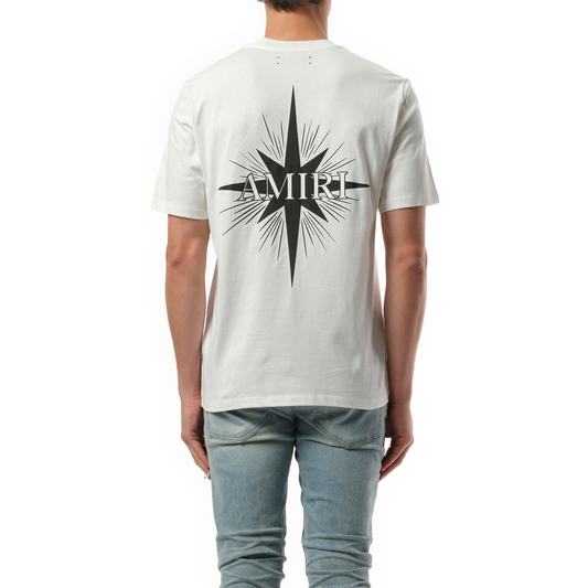 Amiri Starburst T-Shirt in Ivory