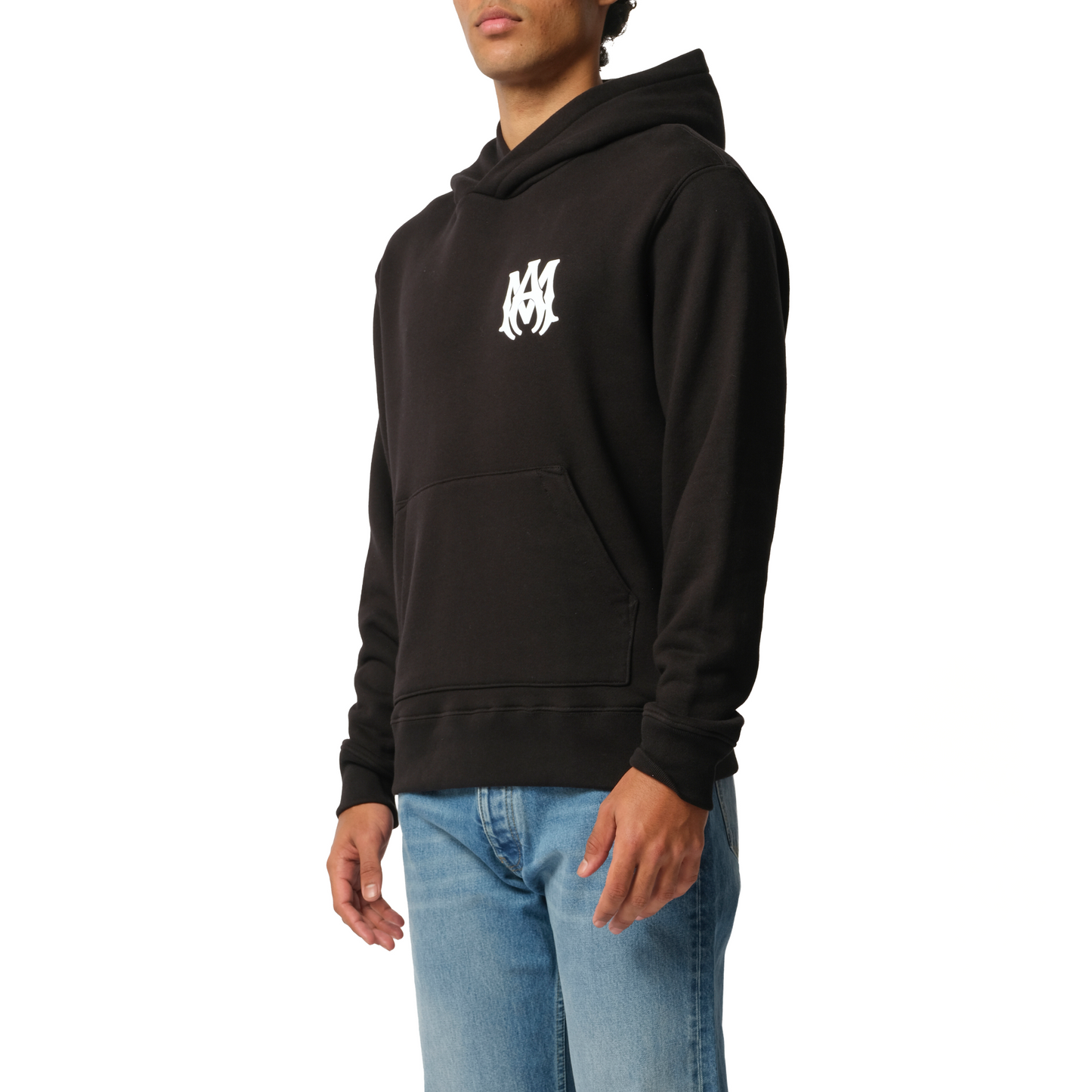 MA Core Logo Hoodie in Black/White