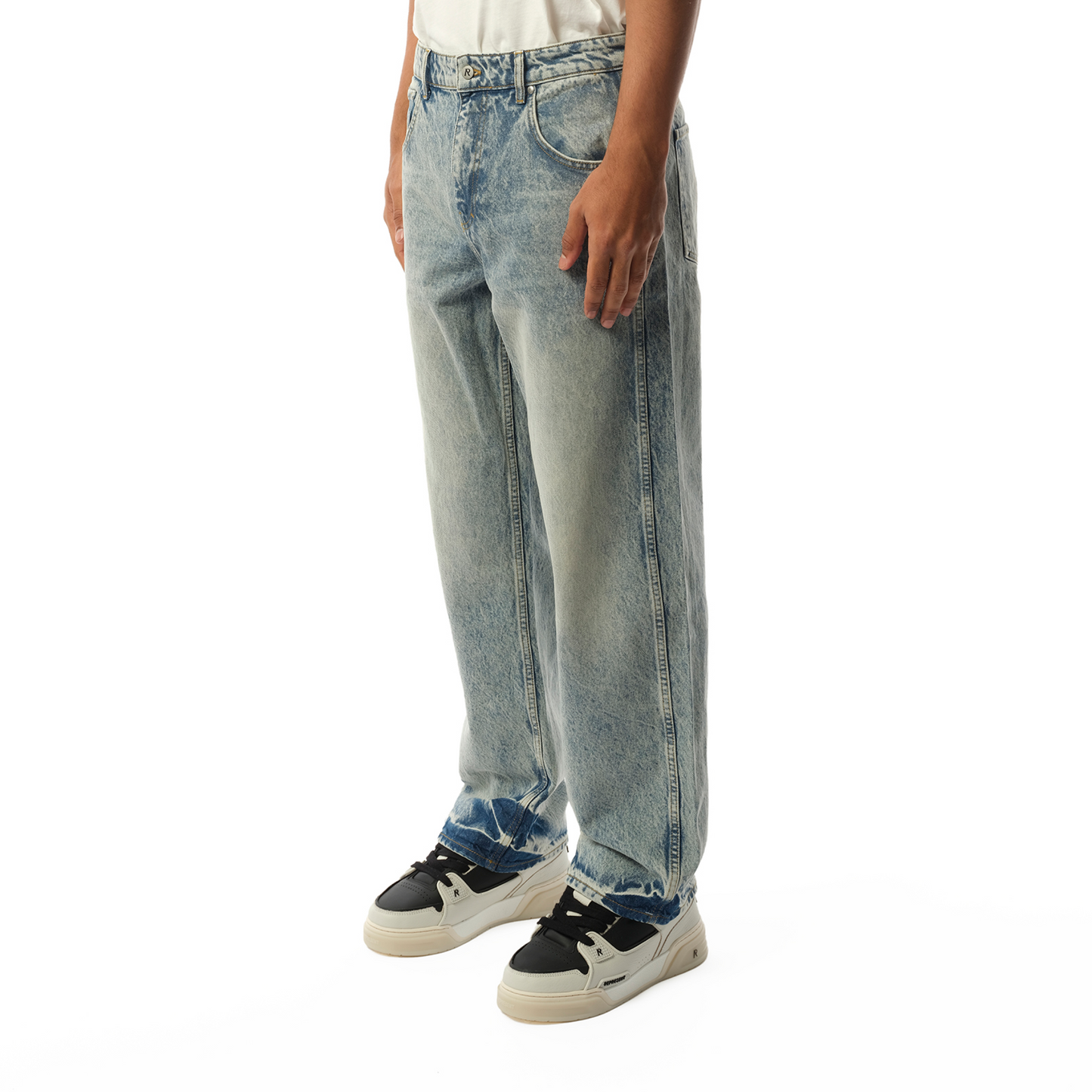 R3 Baggy Denim Pants in Blue