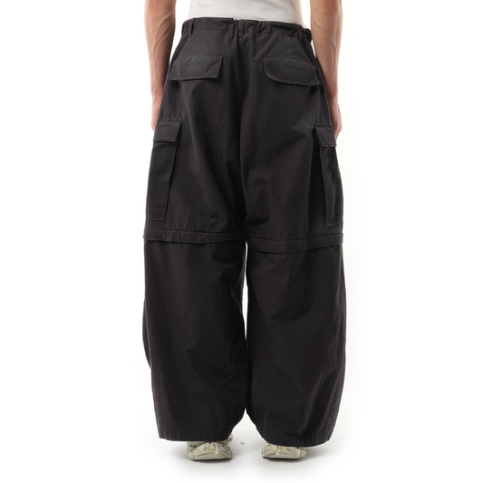 Large Cargo Pants in Elephant Grey