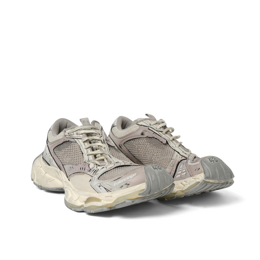 Stapler Sneaker in Beige/Grey