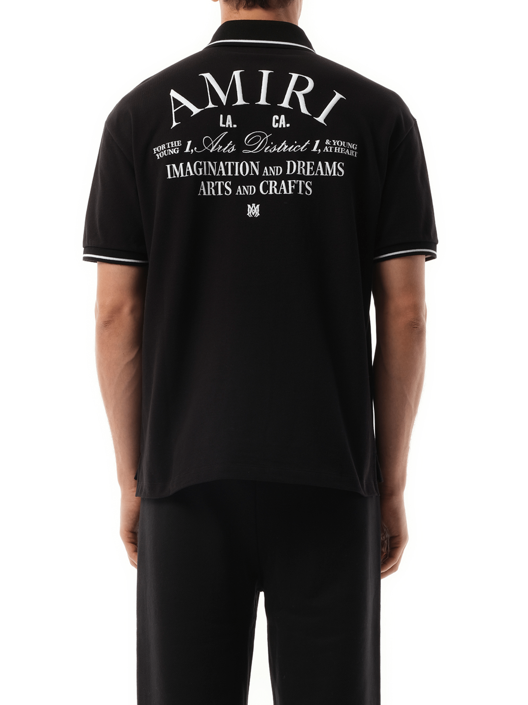 Amiri Amiri Arts District  Polo in Black