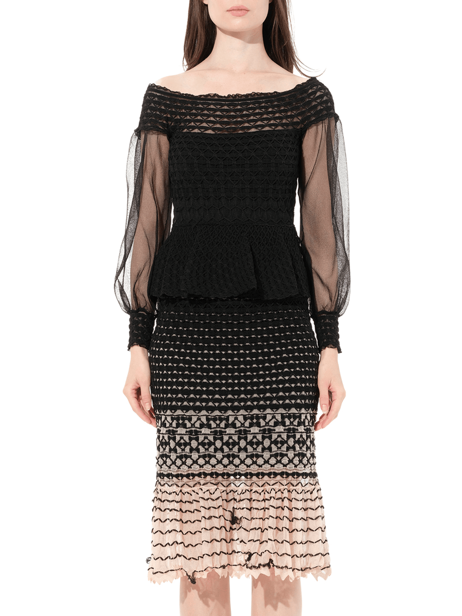 Criss Cross Dress in Black