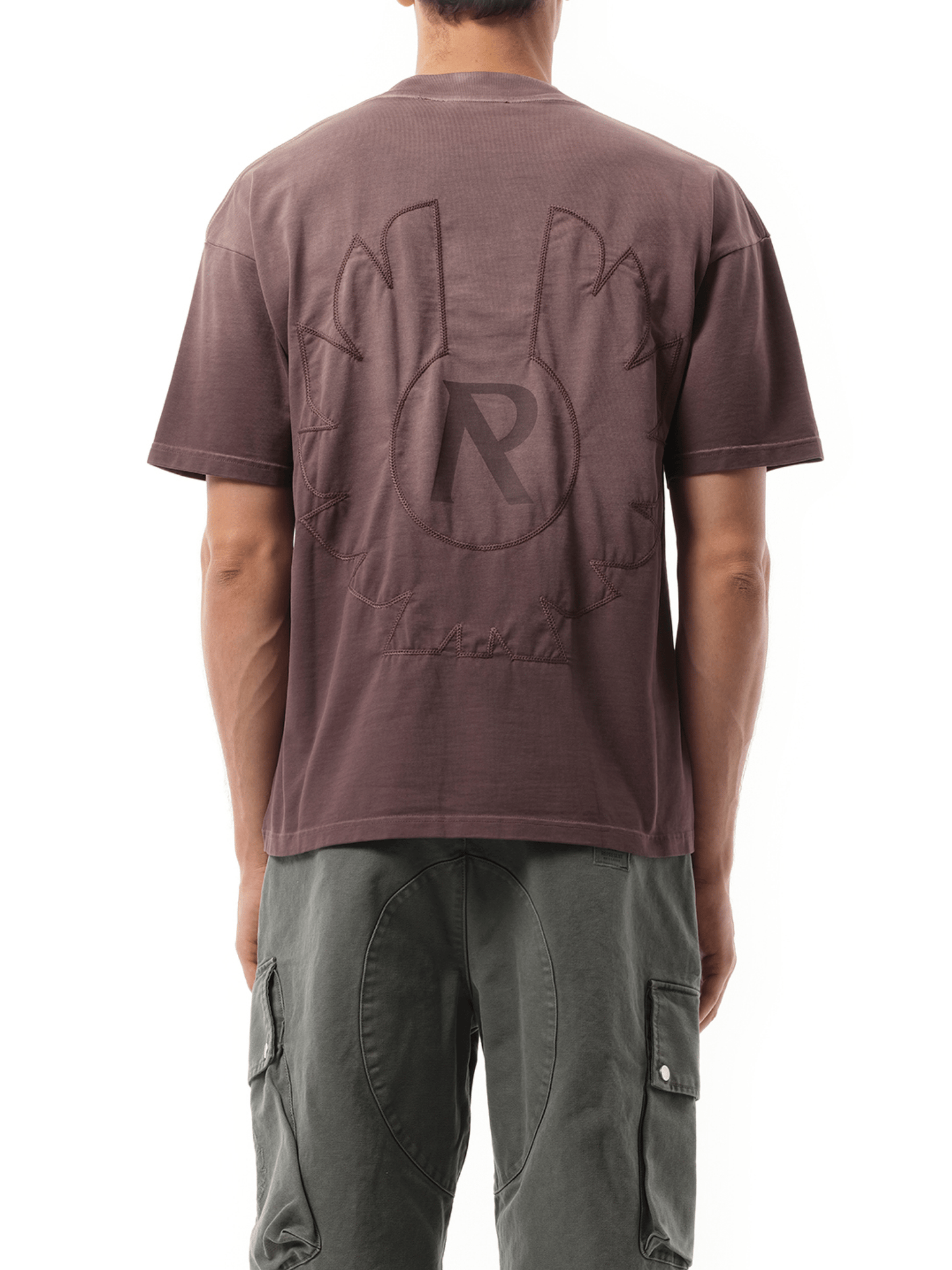 Represent Represent X Belstaff Outline Phoenix T-Shirt in Plum