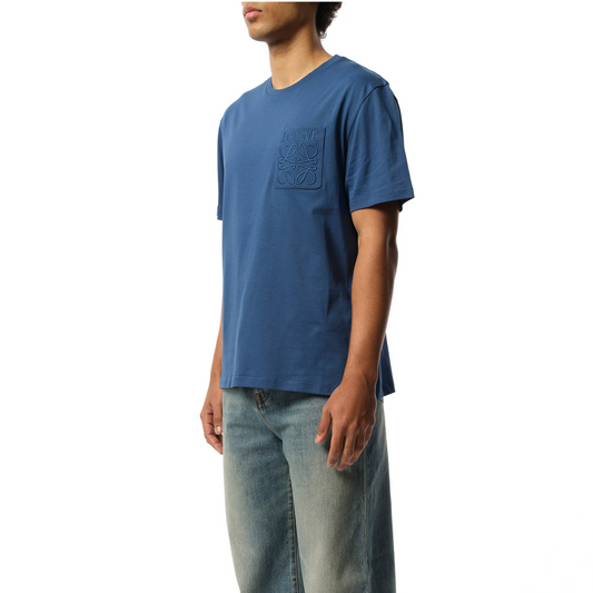 Relaxed Anagram T-Shirt in China Blue