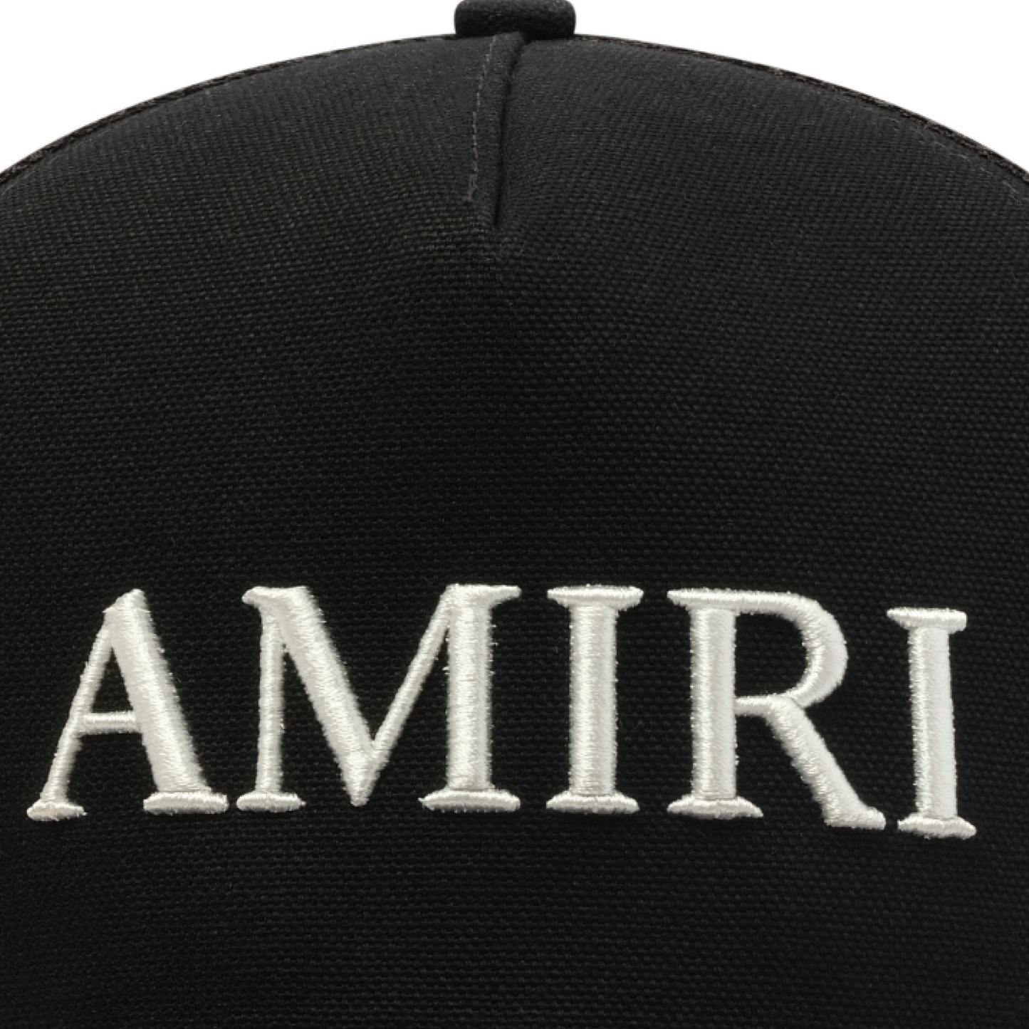 Amiri Core Logo Trucker Hat in Black