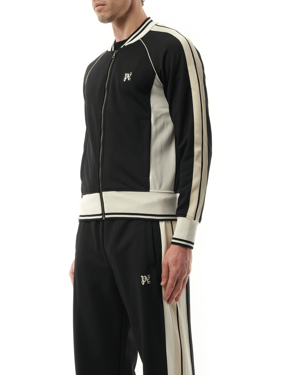 New Monogram Track Jacket in Black/Off White