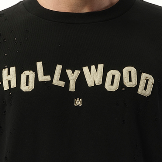 Hollywood Shotgun Oversized T-Shirt in Black