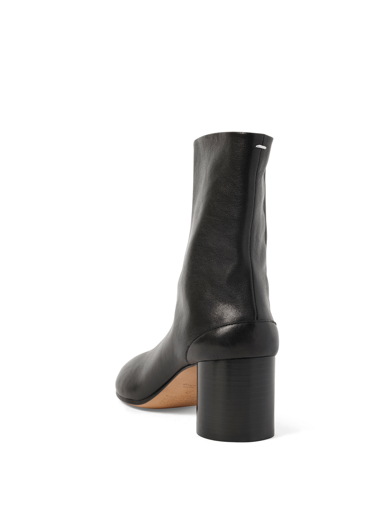 Tabi Ankle Boots H60 in Black Back View | MAISON MARGIELA