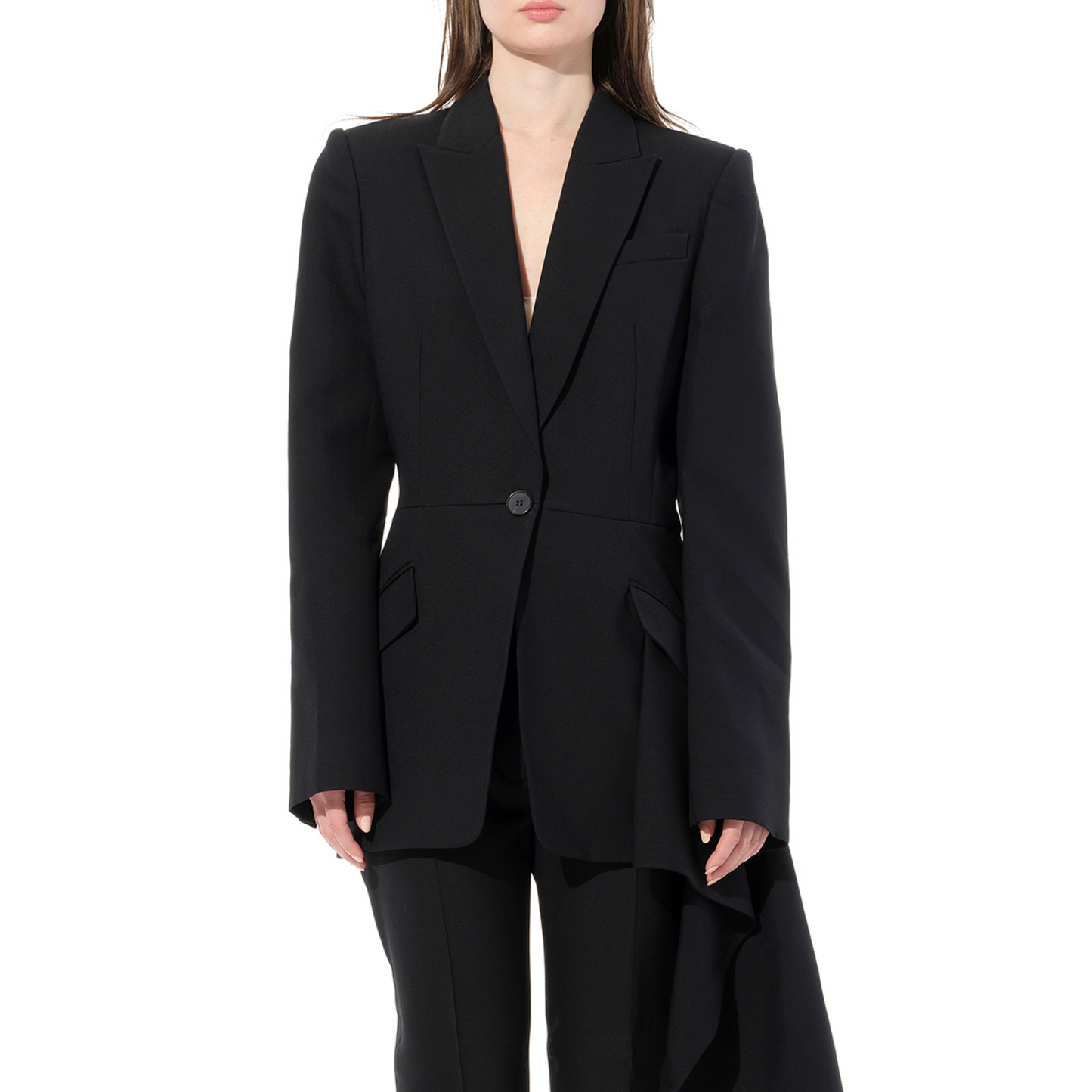 Drape Jacket in Black