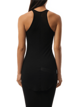 Rick Owens Basic Rib Tank Top in Black