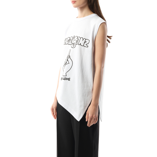 Sacai Gonz Print T-Shirt in White