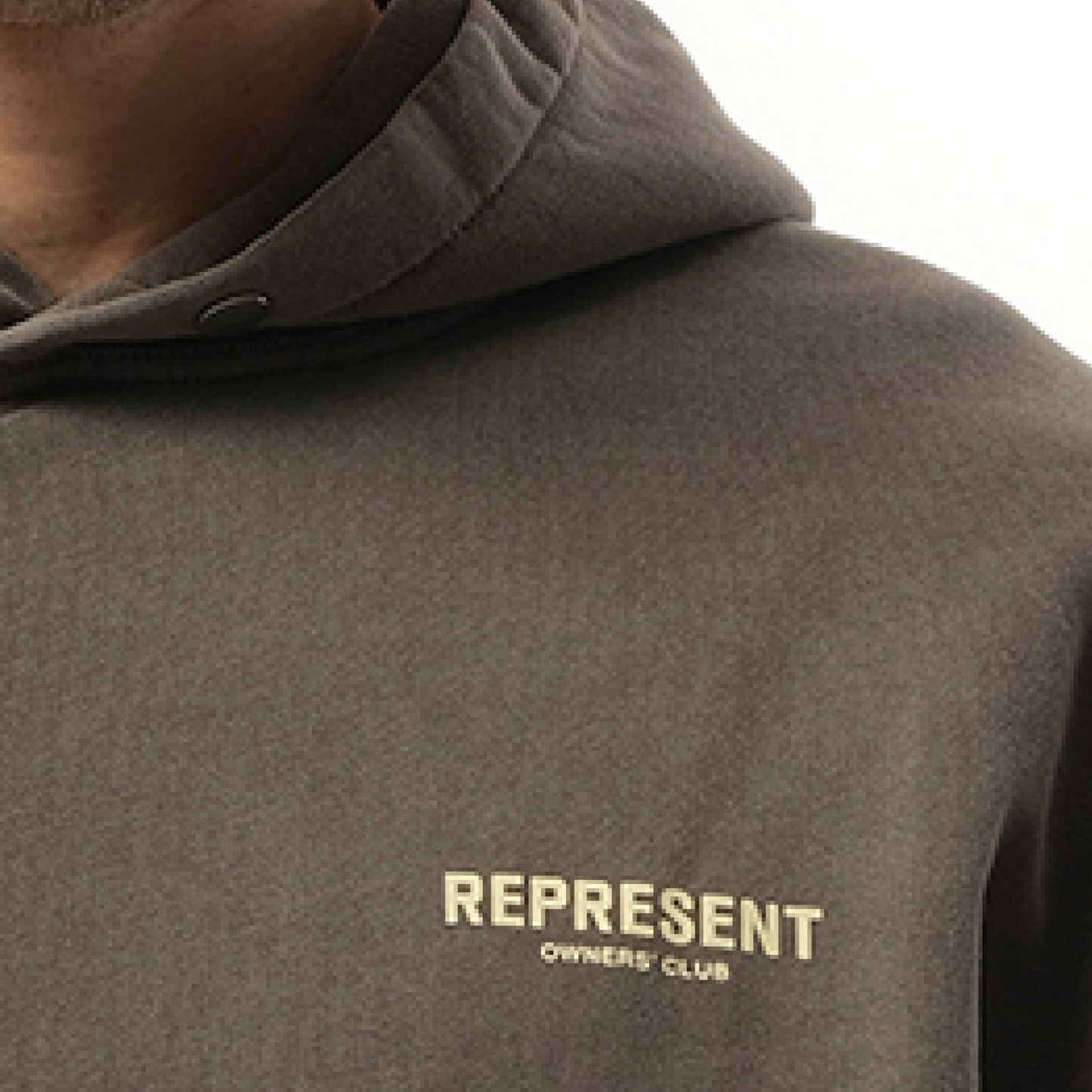 Represent Owners Club Hoodie in Fog