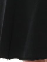 Creatures Hooded Dress in Black