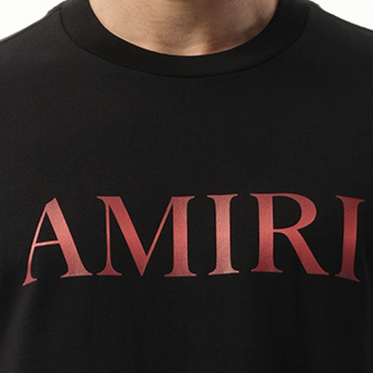 Amiri Core Gradiant T-Shirt in Black/Red