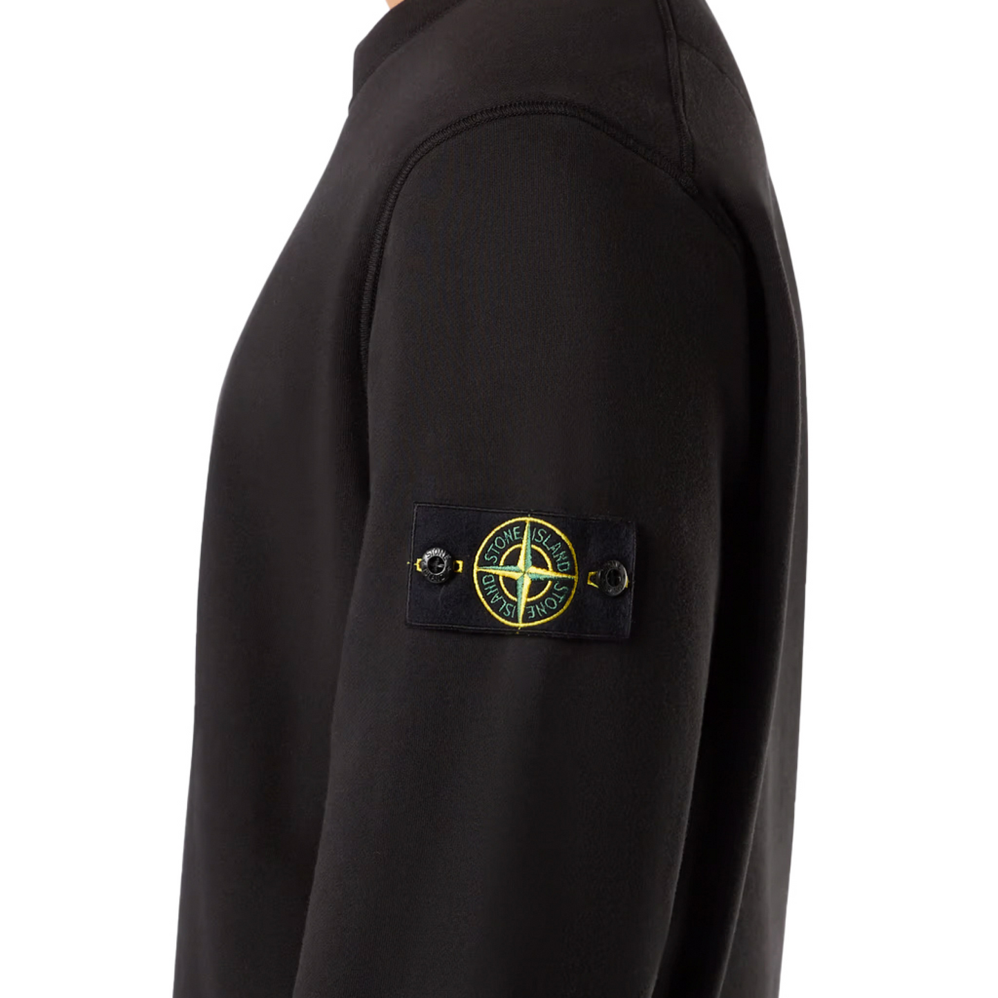 Logo Patch Sweatshirt in Black