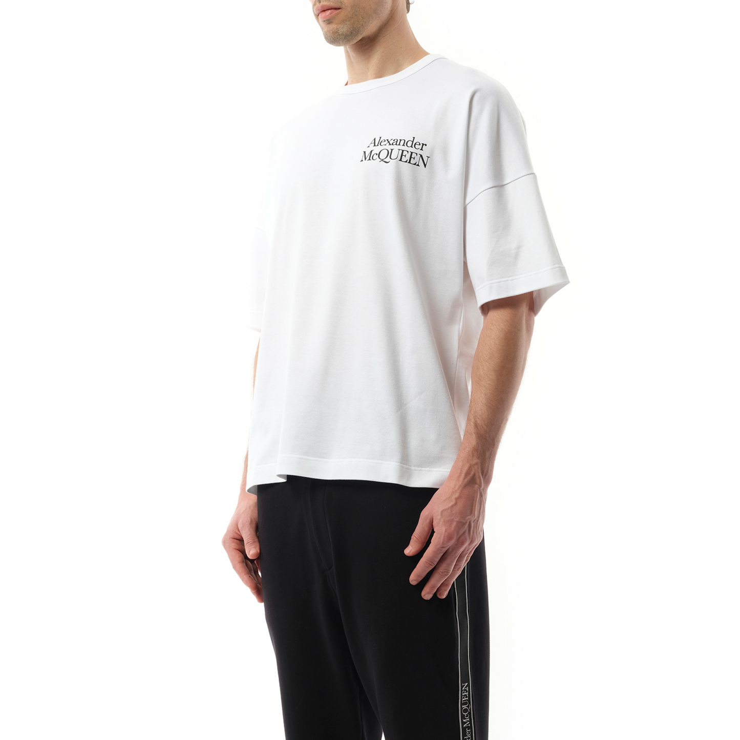 Exploded Logo T-Shirt in White/Black