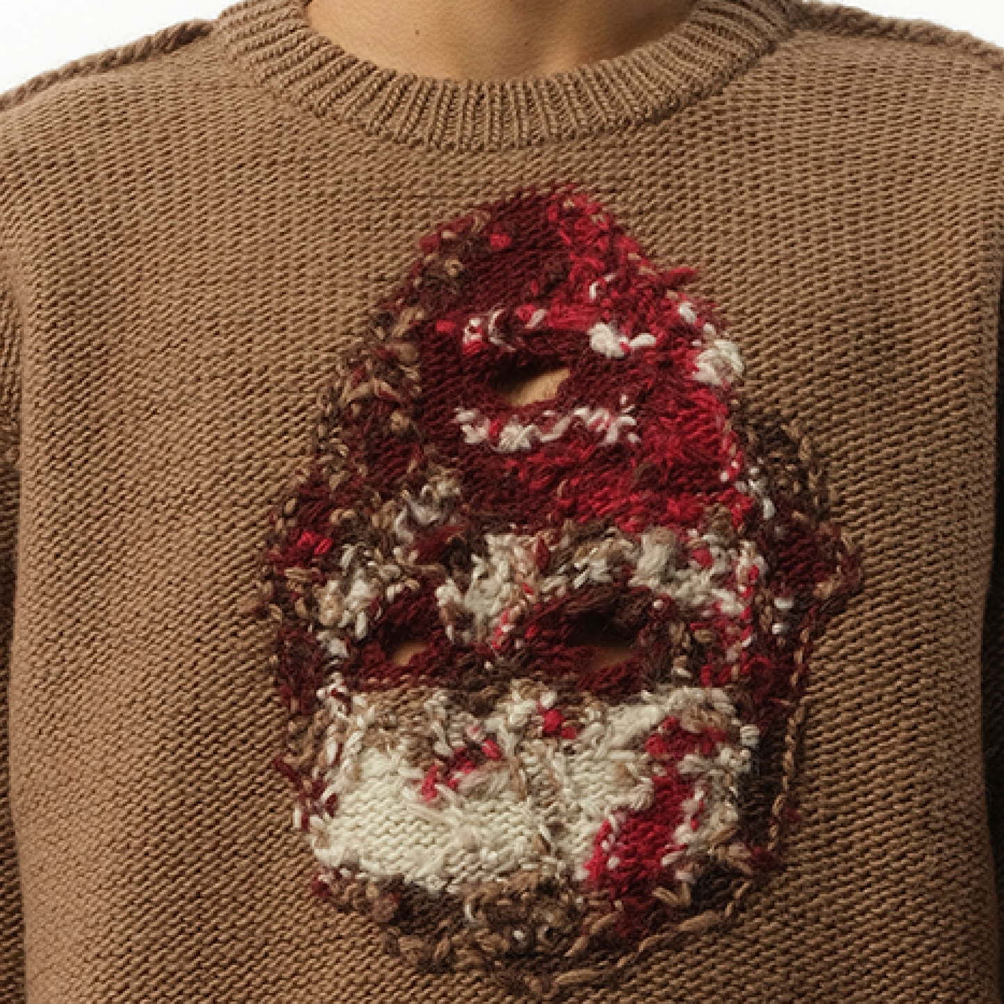 Acting Zombie Knit Wear in Brown