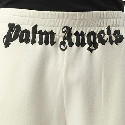 Classic Logo Sweatshorts in Off White/Black