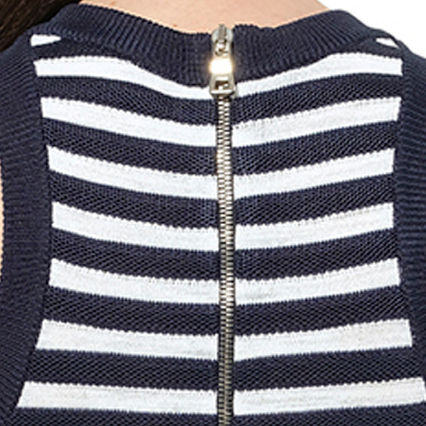 Balmain Striped Flared Dress