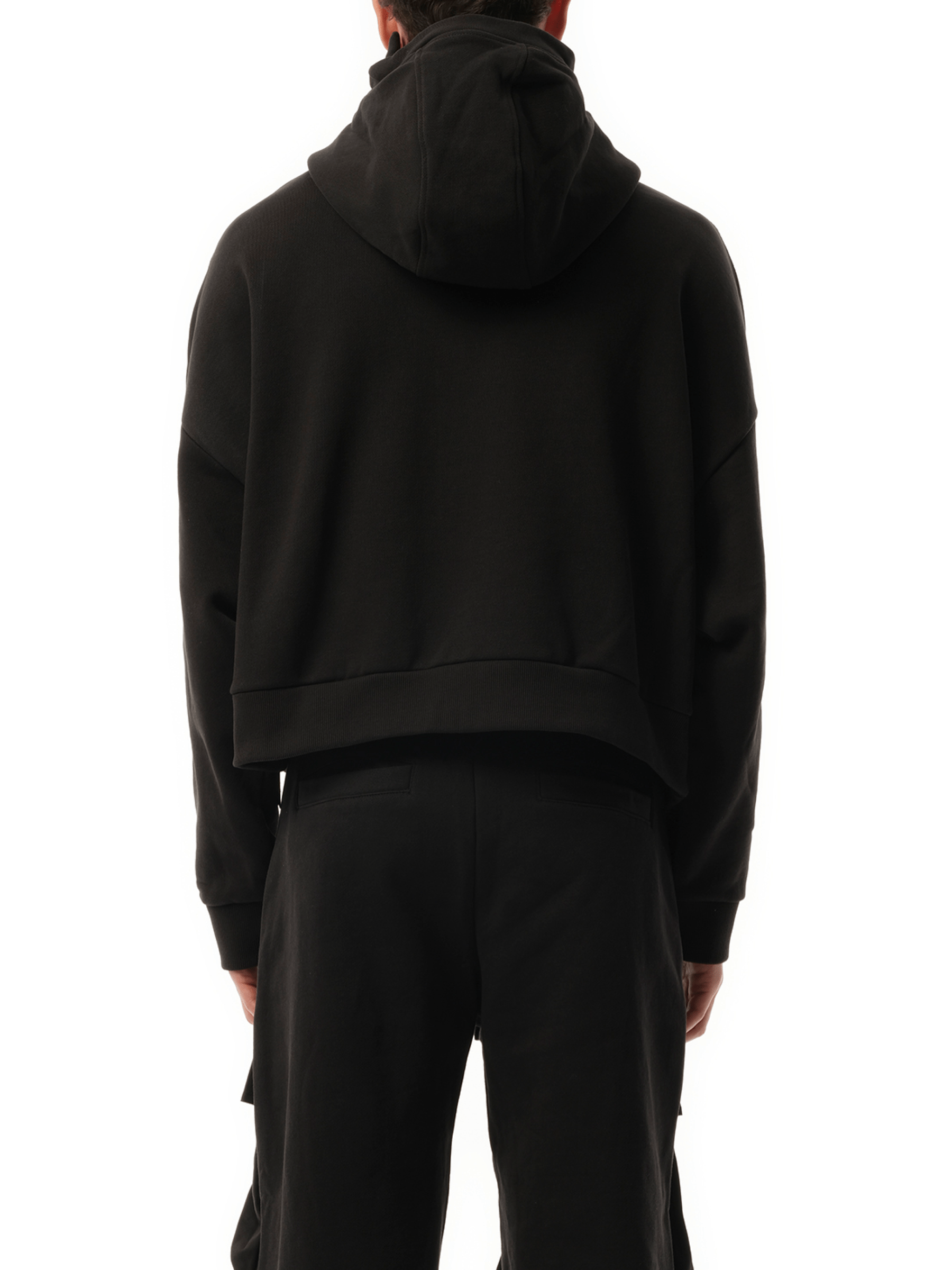 ENTIRE STUDIOS Full Zip Hoodie in Soot | MARAIS ENTIRE STUDIOS Full Zip Hoodie in Soot | MARAIS